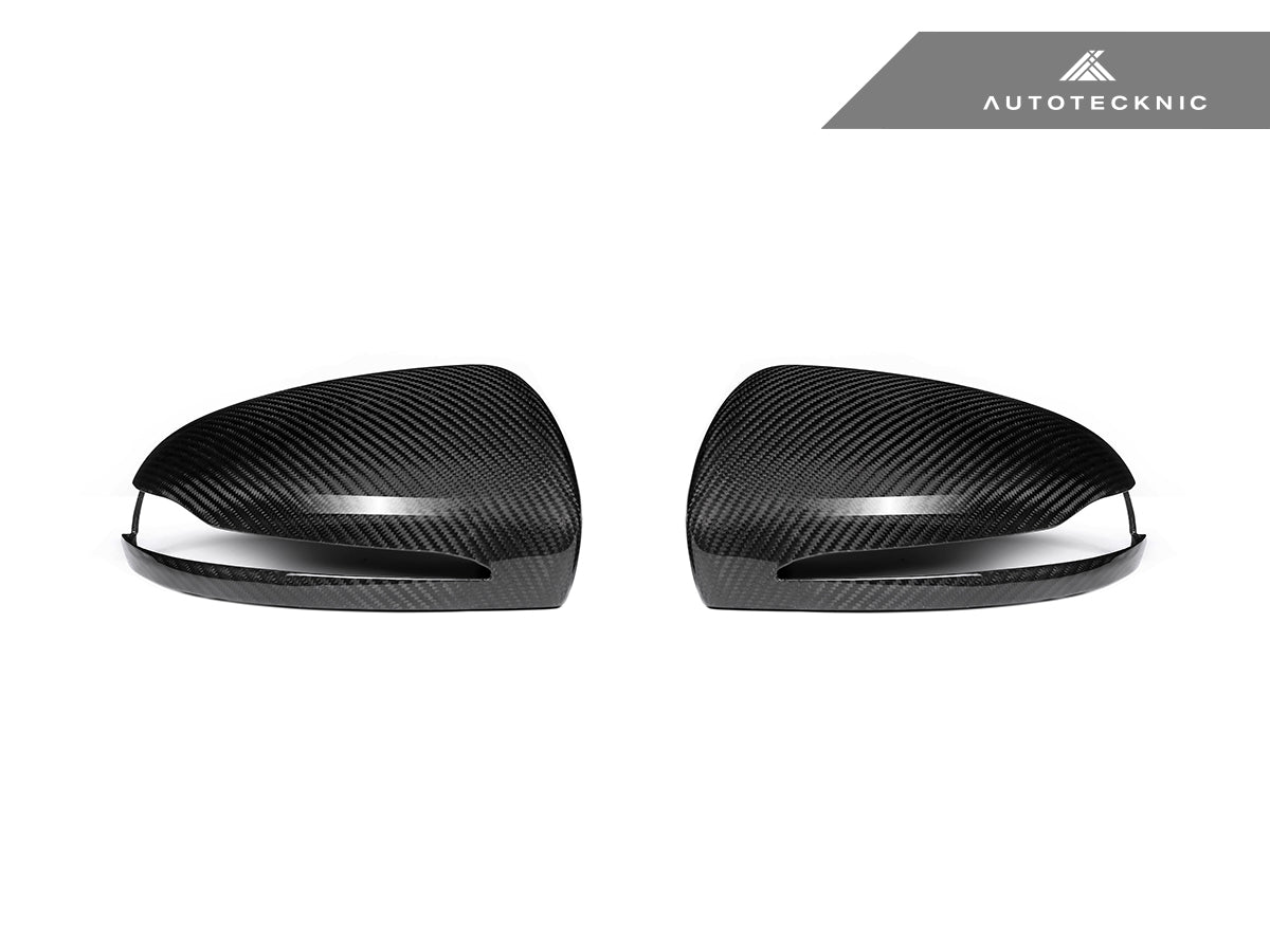 AutoTecknic Replacement Version II Dry Carbon Mirror Covers - Mercedes-AMG X290 GT43 | GT50 | GT53 | GT63