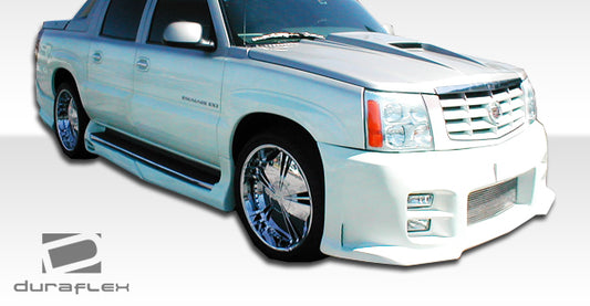 Extreme Dimensions Duraflex Platinum Side Skirts Compatible With 2002-2006 Cadillac Escalade EXT - 4 Piece - 100335