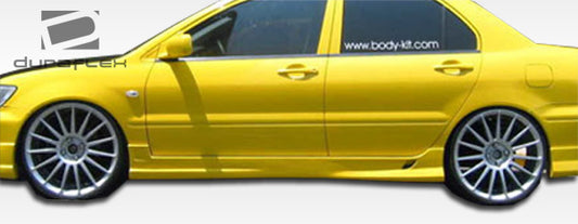Extreme Dimensions Duraflex K-1 Side Skirts Compatible With 2002-2007 Mitsubishi Lancer - 2 Piece - 100368
