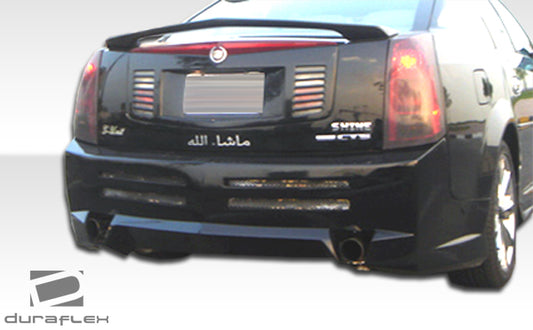 Extreme Dimensions Duraflex Platinum Rear Bumper Cover Compatible With 2003-2007 Cadillac CTS - 1 Piece - 100426