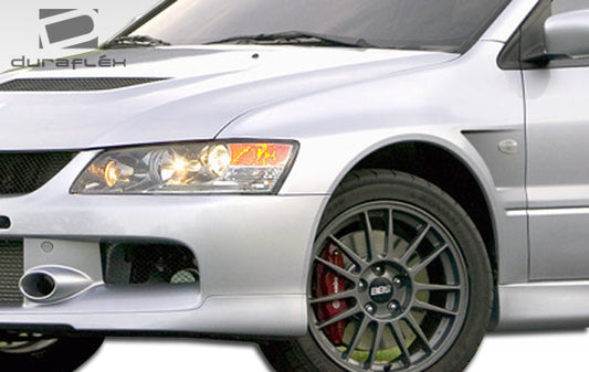 Extreme Dimensions Duraflex MR Edition Fender Compatible With 2003-2006 Mitsubishi Evolution - 2 Piece - 104459
