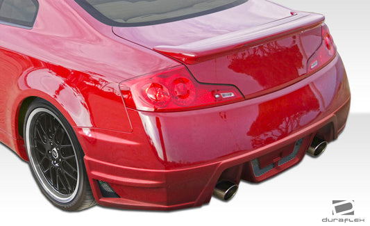 Extreme Dimensions Duraflex R35 Rear Bumper Cover Compatible With 2003-2007 Infiniti G Coupe - 1 Piece - 107064