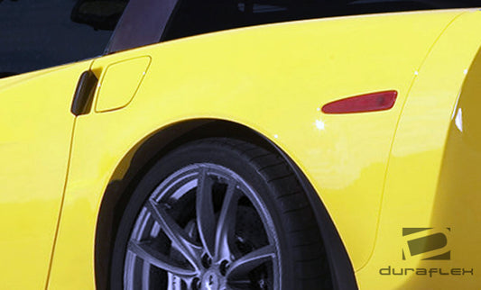 Extreme Dimensions Duraflex ZR Edition Rear Fenders Compatible With 2005-2013 Chevrolet Corvette - 2 Piece - 105775