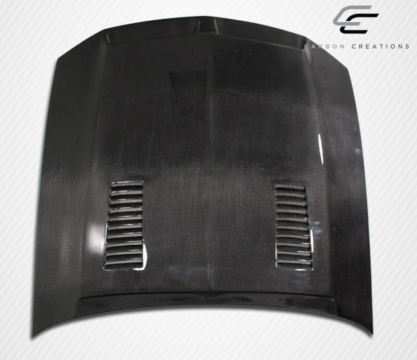 Carbon Creations GT500 Hood Compatible With 2005-2009 Ford Mustang - 1 Piece - 106386