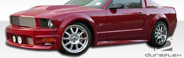 Extreme Dimensions Duraflex GT500 Wide Body Side Skirts Compatible With 2005-2014 Ford Mustang - 2 Piece - 104912