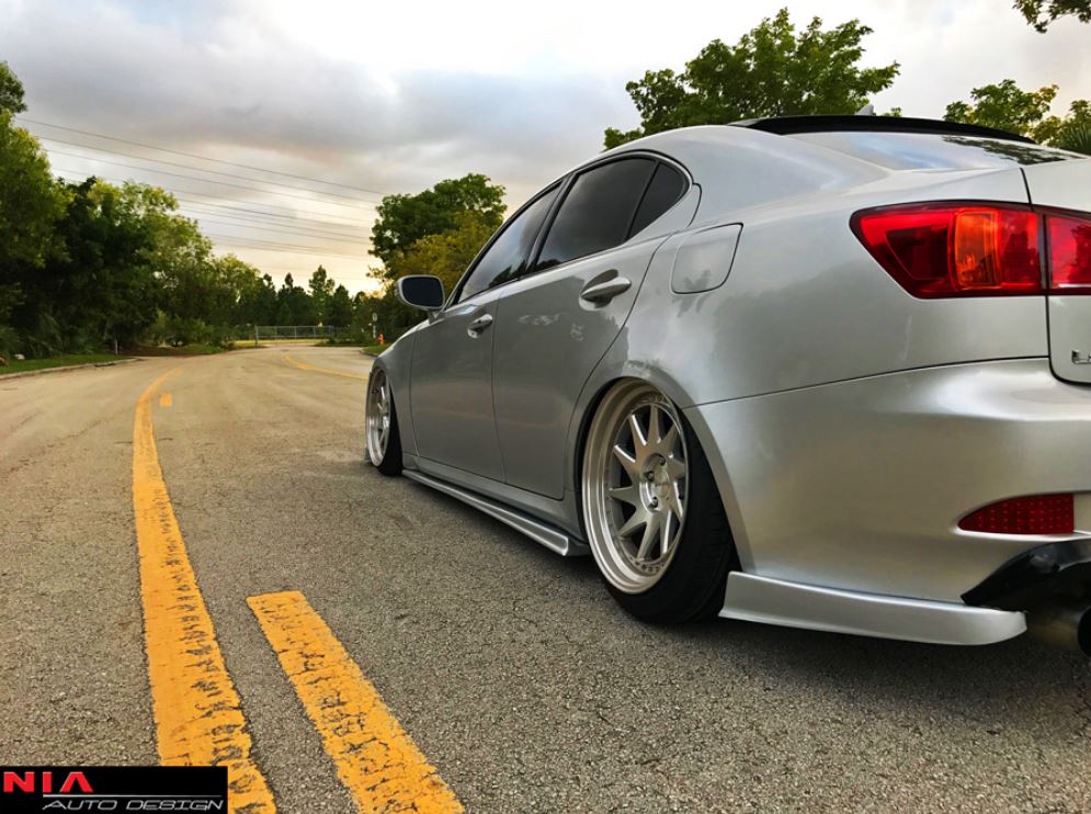 Lexus IS Base Model, F-Sport NIA Rear Lip Spats bodykit 2006-2013 in ABS