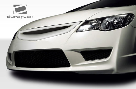 Extreme Dimensions Duraflex Type R Front Bumper Cover Compatible With 2006-2011 Honda Civic - 1 Piece - 107736