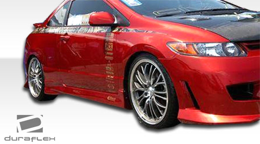 Extreme Dimensions Duraflex Type M Side Skirts Compatible With 2006-2011 Honda Civic - 2 Piece - 103337
