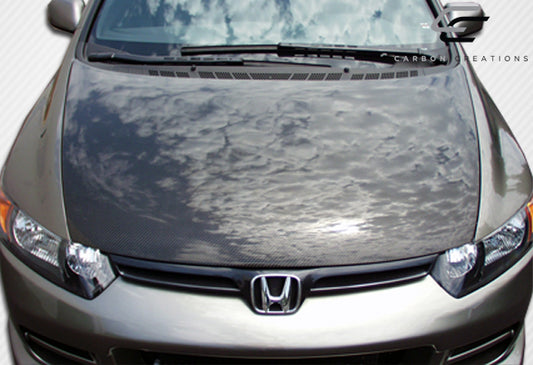 Carbon Creations OEM Look Hood Compatible With 2006-2011 Honda Civic - 1 Piece - 104107