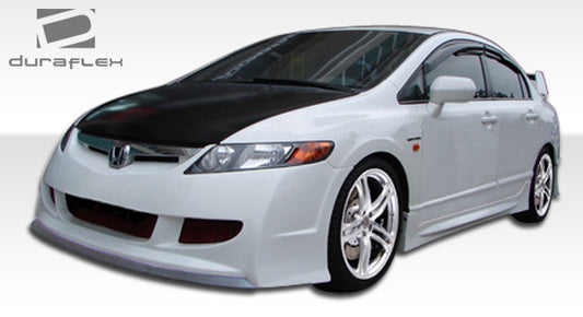 Extreme Dimensions Duraflex R-Spec Front Bumper Cover Compatible With 2006-2011 Honda Civic - 1 Piece - 104428