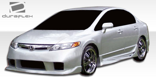 Extreme Dimensions Duraflex I-Spec Side Skirts Compatible With 2006-2011 Honda Civic - 2 Piece - 104933