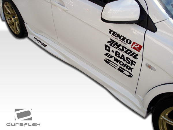 Extreme Dimensions Duraflex GT Concept Side Skirts Compatible With 2008-2015 Mitsubishi Evolution - 2 Piece - 104639