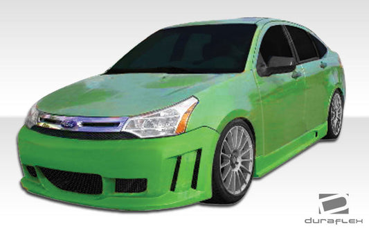 Extreme Dimensions Duraflex Piranha Front Bumper Cover Compatible With 2008-2011 Ford Focus - 1 Piece - 106425