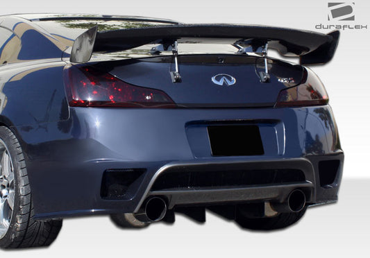 Extreme Dimensions Duraflex GT-R Rear Bumper Cover Compatible With 2008-2015 Infiniti G Coupe - 1 Piece - 107044
