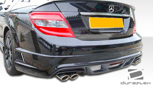 Extreme Dimensions Duraflex W-1 Rear Bumper Cover Compatible With 2008-2014 Mercedes C Class - 1 Piece - 106107