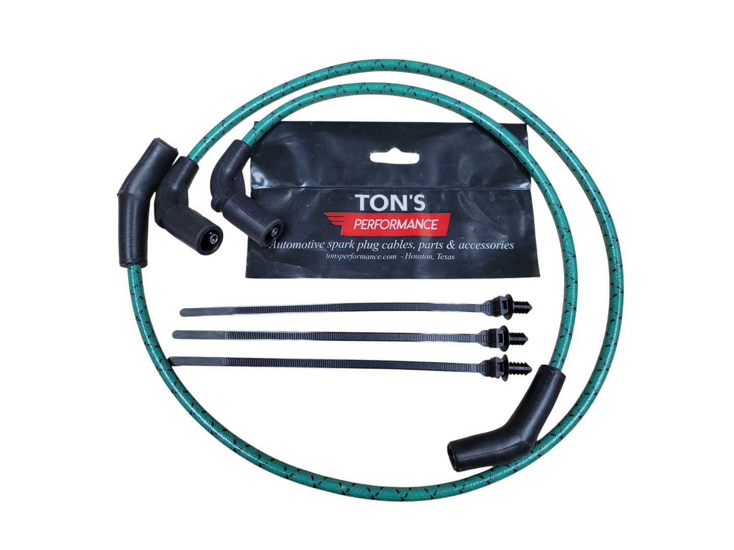 Cloth Braided Replacement 8mm Plug Wires Harley FLT FLHT FLHR FLTR 2009-2015