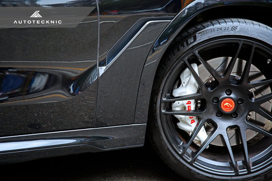 AutoTecknic Dry Carbon Fiber Fender Trim Set - BMW G06 X6