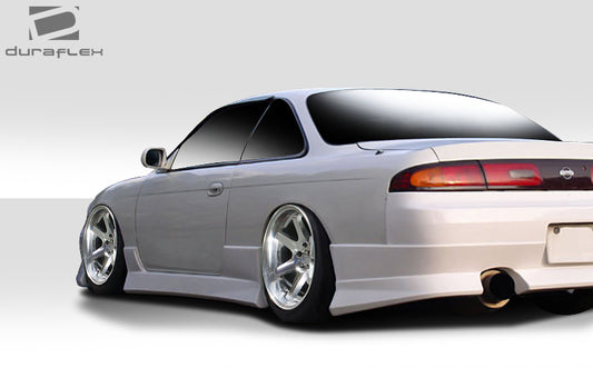 Extreme Dimensions Duraflex Type U Side Skirts Compatible With 1995-1998 Nissan 240SX - 2 Piece - 101647