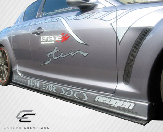 Carbon Creations Universal Side Skirts Splitters - 2 Piece - 102901