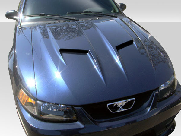 Extreme Dimensions Duraflex Mach 2 Hood Compatible With 1999-2004 Ford Mustang - 1 Piece - 104772
