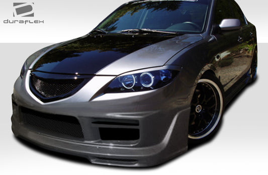 Extreme Dimensions Duraflex K-2 Front Bumper Cover Compatible With 2004-2009 Mazda 3 - 1 Piece - 104902