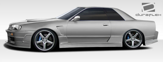 Extreme Dimensions Duraflex R324 Conversion Side Skirts Compatible With 1989-1994 Nissan Skyline - 2 Piece - 106601