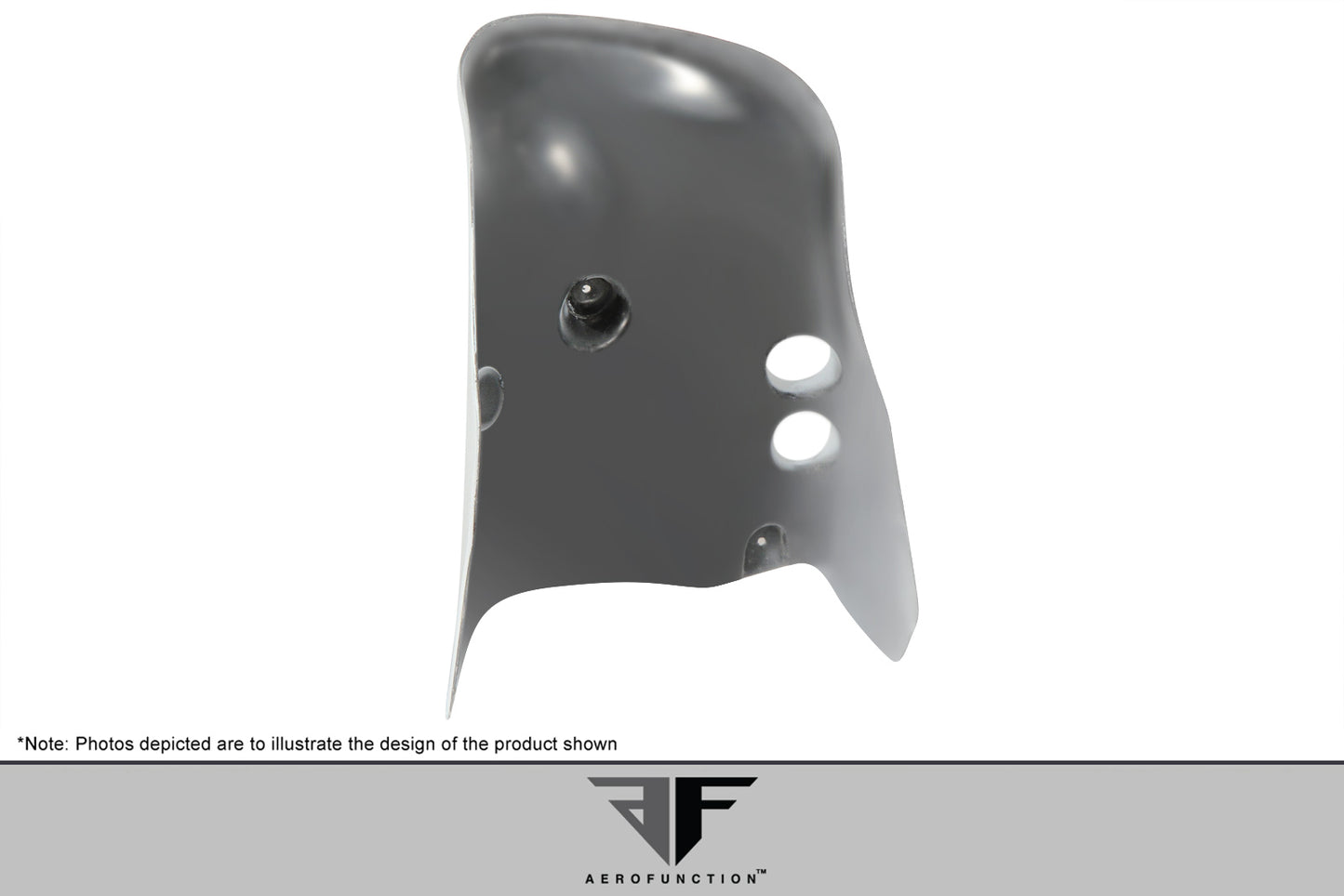 Aero Function AF-1 Bumper Scoops Compatible With 2003-2006 Porsche Cayenne - 2 Piece - 107577