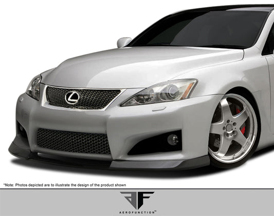 Aero Function AF-1 Front Lip Spoiler Compatible With 2008-2014 Lexus IS-F - 1 Piece - 107907