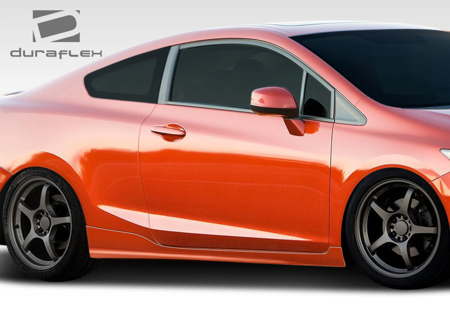 Extreme Dimensions Duraflex H-Sport Body Kit Compatible With 2012-2013 Honda Civic 2DR - 6 Piece - 107954