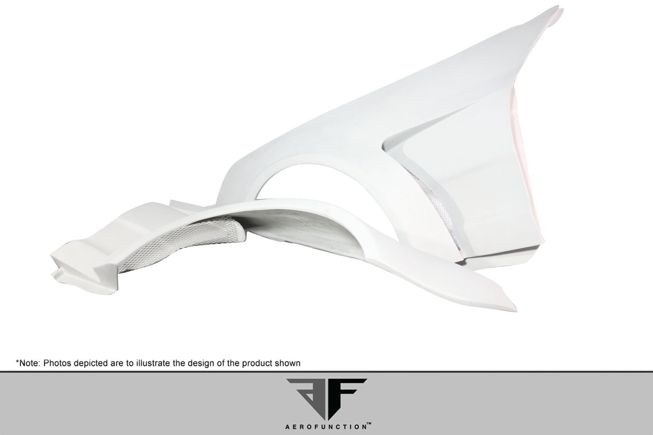 Aero Function AF-Signature 1 Series Wide Body Front Fenders Compatible With 2003-2008 Mercedes SL - 2 Piece - 108041
