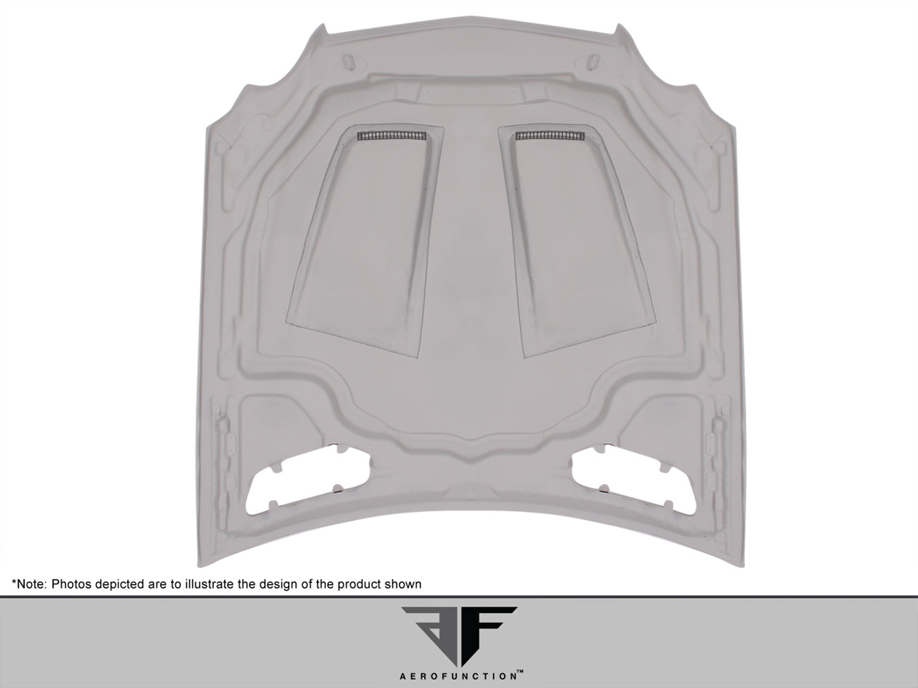Aero Function AF-Signature 1 Series Hood Compatible With 2003-2008 Mercedes SL - 1 Piece - 108042