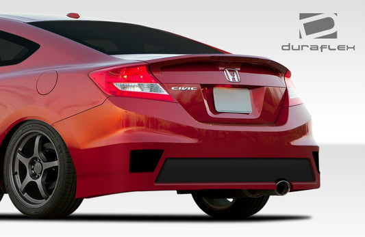 Extreme Dimensions Duraflex Bisimoto Rear Bumper Cover Compatible With 2012-2013 Honda Civic - 1 Piece - 108098