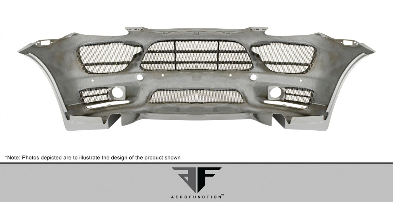 Aero Function AF-2 Front Bumper Cover Compatible With 2011-2014 Porsche Cayenne - 1 Piece - 108150