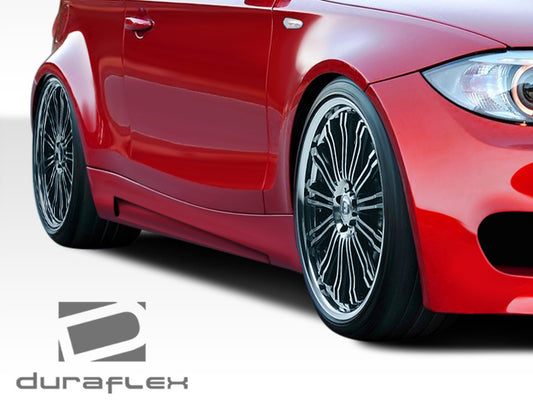 Extreme Dimensions Duraflex M Sport Look Side Skirts Compatible With 2008-2013 BMW 1 Series - 2 Piece - 108191