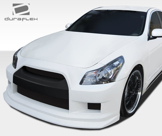 Extreme Dimensions Duraflex GT-R Front Bumper Cover Compatible With 2007-2009 Infiniti G Sedan - 1 Piece - 108211