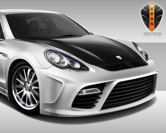 Extreme Dimensions Duraflex Eros Version 4 Wide Body Front Bumper Cover Compatible With 2010-2013 Porsche Panamera - 1 Piece - 108288