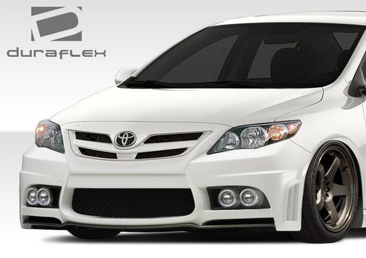 Extreme Dimensions Duraflex W-1 Front Bumper Cover Compatible With 2011-2013 Toyota Corolla - 1 Piece - 108398