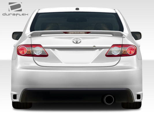 Extreme Dimensions Duraflex GT Concept Rear Bumper Cover Compatible With 2011-2013 Toyota Corolla - 1 Piece - 108404