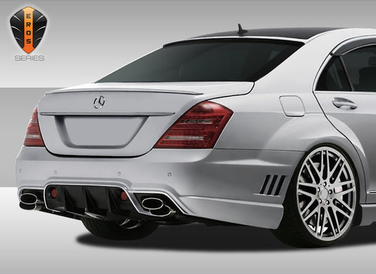 Extreme Dimensions Duraflex Eros Version 2 Rear Bumper Cover Compatible with 2010-2013 Mercedes S Class W221- 1 Piece - 108443