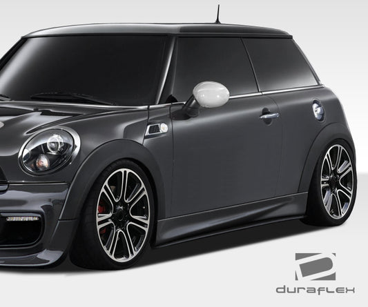 Extreme Dimensions Duraflex DL-R Side Skirts Rocker Panels Compatible With 2007-2015 MINI Cooper - 2 Piece - 108447