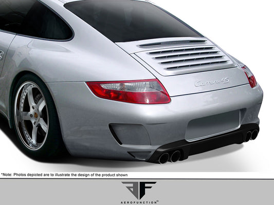 Aero Function AF-1 Rear Bumper Cover Compatible With 2005-2008 Porsche 997 - 1 Piece - 108530