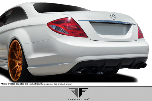 Aero Function AF-1 Rear Lip Add On Spoiler Compatible With 2007-2009 Mercedes CL 63 - 1 Piece - 108924