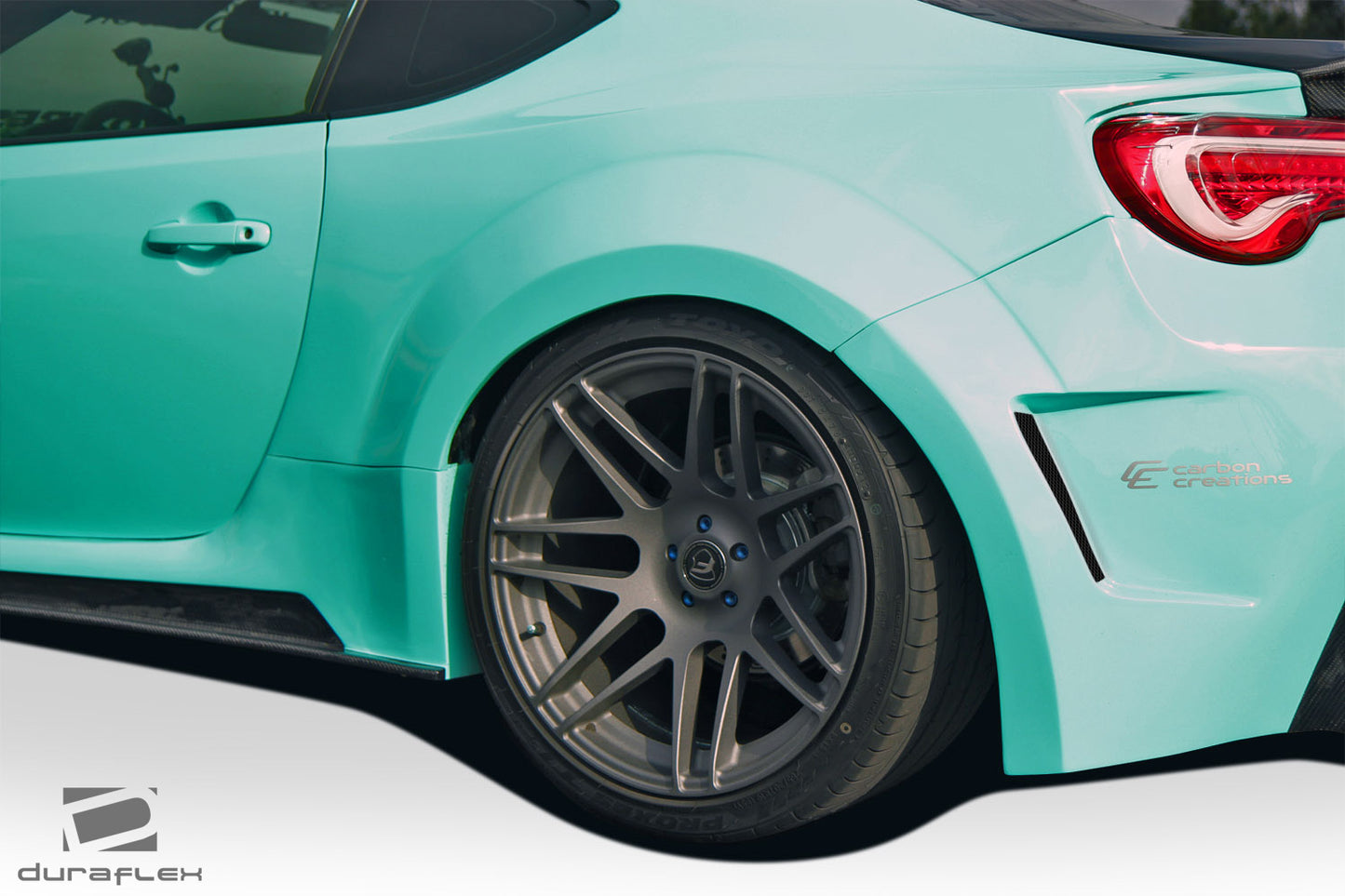 Extreme Dimensions Duraflex 86-R Wide Body Rear Fenders Compatible With 2013-2020 FRS 86 BRZ - 2 Piece - 109037
