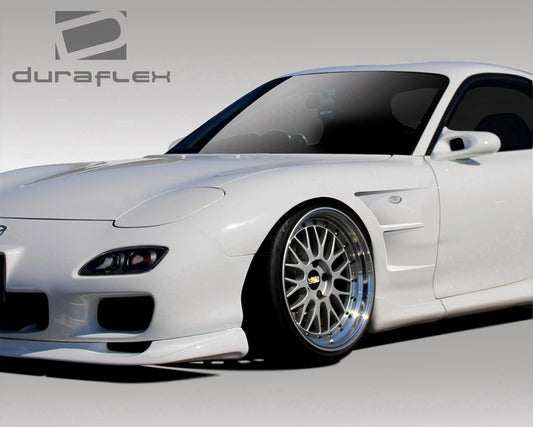 Extreme Dimensions Duraflex B-Sport Front Fenders Compatible With 1993-1997 Mazda RX7 - 2 Piece - 109059