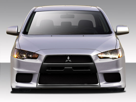 Extreme Dimensions Duraflex Evo X V3 Front Bumper Cover Compatible With 2008-2017 Mitsubishi Lancer - 1 Piece - 109413