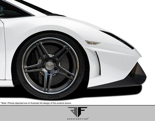 Aero Function AF-2 Front Bumper Cover Compatible With 2009-2013 Lamborghini Gallardo - 1 Piece - 109683