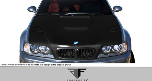 Aero Function AF-2 Carbon Hood Compatible With 2001-2006 BMW M3 - 1 Piece - 109742