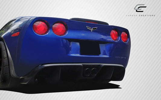 Carbon Creations GT Racing Rear Lip Add On Spoiler Compatible With 2005-2013 Chevrolet Corvette - 5 Piece - 109922
