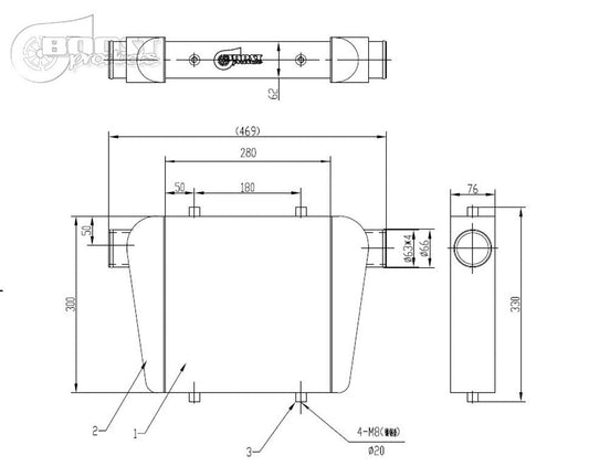 Intercooler Competition - universal