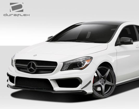 Extreme Dimensions Duraflex Black Series Look Front Bumper Cover Compatible With 2014-2015 Mercedes CLA - 5 Piece - 112006